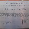 2006 &raquo; Gedenkplatte